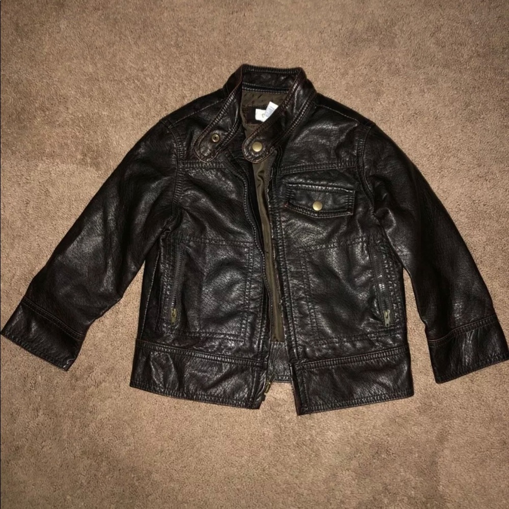 Circo Boys Jacket Faux Leather Size 4T